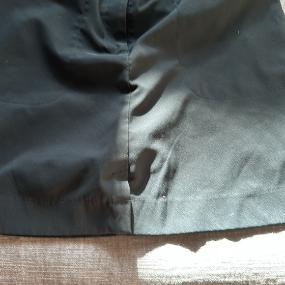 Nike Golf Skirt Skort Womens 6 Black Tour Performance Dri Fit Zip Pockets Lined - Picture 3 of 8